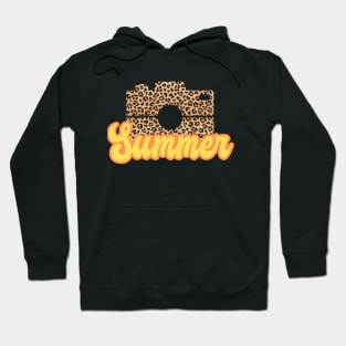 leopard camera Hoodie